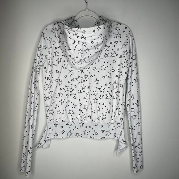 Frank & Eileen Tee Lab Black & White Star Printed Hoodie Size XS - Picture 5 of 8